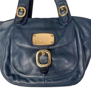 MICHAEL Michael Kors Navy Downtown Hudson Shoulder Tote.